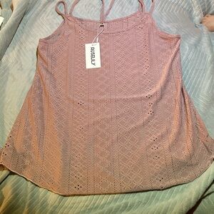 Women's Pink Lace Top